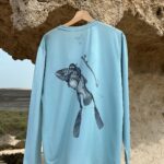 Free diving performance tee
