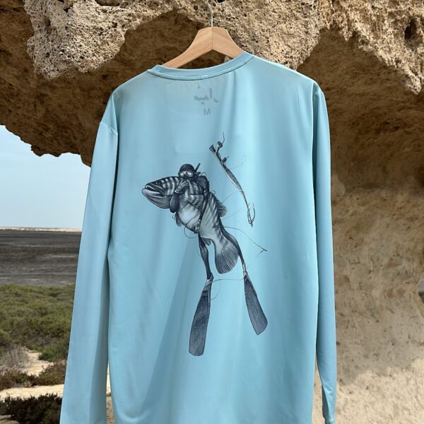 Free diving performance tee