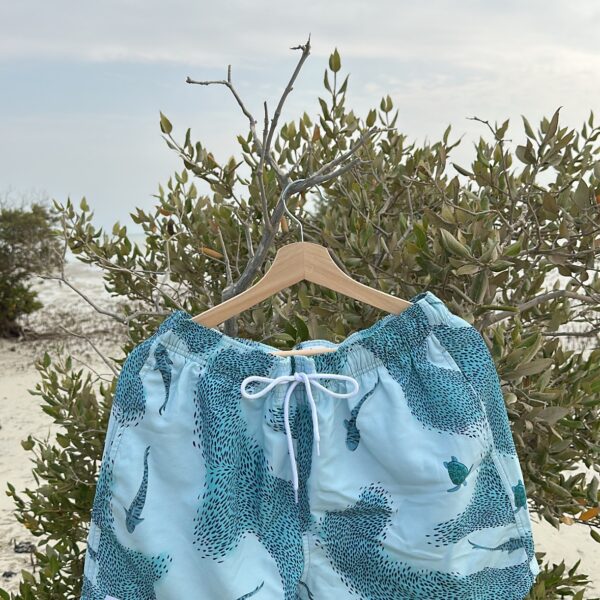 Ocean breeze blues short
